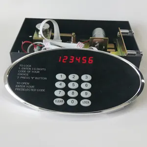 Hot sale motor driven Electronic keypad hotel safe lock with 1000pcs opening records