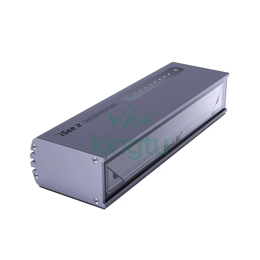 QIANLI iSee2LCDスクリーン修理防塵指紋スクラッチ検出ランプ緑色光源保護目