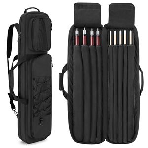 New Durable 4x5 Pool <b>Cue</b> Case, Billiard <b>Stick</b> Carrying Case Holds 4 Butts and 5 Shafts, Soft Pool <b>Stick</b> Bag - Product Image 1