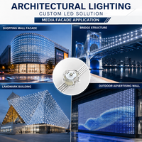Écran LED en maille numérique flexible pliable DMX512 IP67 étanche P100 RGB pleine couleur pour la publicité extérieure sur façade