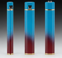 Briquet Électrique Rechargeable 2026, USB LED, Écologique, Style Luxe Premium