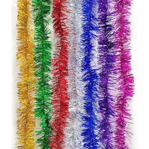 Venda por atacado de decorações de Natal em 2m, folhas decorativas de Natal com listras de árvores de Natal - Product Image 1