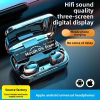 Écouteurs TWS OEM M10 avec chipset JL, Bluetooth 5.4, réduction de bruit ENC, intra-auriculaires sans fil, étanches IPX5, commande vocale pour la course à pied