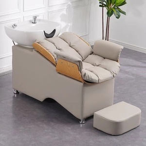 Chaise de lavage de cheveux avec bac en céramique - Product Image 3