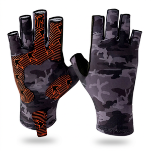 Custom Adjustable Half Finger Lightweight and Comfortable Fishing <b>Gloves</b> Wholesale Breathable Waterproof Fishing <b>Gloves</b> - Product Image 1