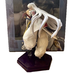Figurines de dessins animés d'anime de 20 cm, figurine d'action <span class=keywords><strong>Inuyasha</strong></span>, statue de Sesshoumaru, modèle en PVC, jouet de collection, décoration de bureau, cadeau pour enfants - Product Image 4