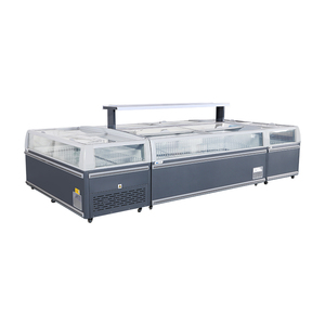 Vitrinas refrigeradas para puertas de vidrio refrigeradas por aire de temperatura única comercial Equipo de mostrador de escaparate - Product Image 1