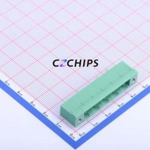 KF2EDGVM-7.5-5P Plug-in Terminal <b>Block</b> Through hole,P=7.5mm Connector Board-to-Board / Socket - Closed <b>Screw</b> Fixing 1x5P 7.5mm - Product Image 1