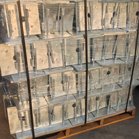 Fabrication sur mesure de plaques d'acier galvanisées à chaud Q235B/Q335B avec pièces intégrées, découpe pour fixation béton en bâtiments de grande hauteur