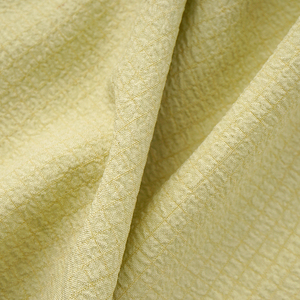 कस्टम डिजाइन 97% पॉलिएस्टर 3% स्पैन्डेक्स 3 डी जाली जैक्वार्ड फूल ठोस रंग शिफॉन बुलबुला क्रेप स्कर्ट के लिए कपड़े - Product Image 6