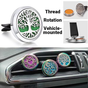 Flower 30mm Alloy Magnet Perfume Clip Metal <b>Car</b> Air Fresheners Vent Clip <b>Diffuser</b> Air Conditioner 10pcs Pads - Product Image 2