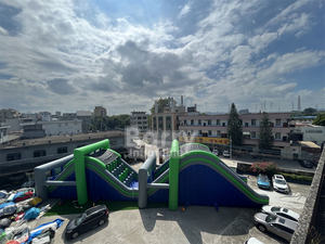 Équipement de <span class=keywords><strong>course</strong></span> de défi, parcours d'obstacles gonflable géant en plein air, <span class=keywords><strong>course</strong></span> de 5 km, château gonflable, parcours d'obstacles pour enfants et adultes - Product Image 3