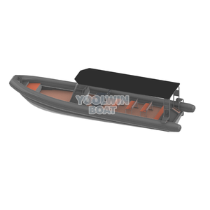 Bateau pneumatique semi-rigide (RHIB) de plongée commerciale haute vitesse certifié CE Yoolwin 9,6 m, fabrication chinoise - Product Image 3