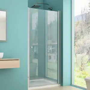 저렴한 가격 알루미늄 프레임리스 샤워 도어 더블 슬라이딩 욕실 유리 샤워 스크린