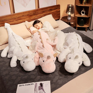 Jouets en peluche Dragon volant ciel mignon gros dinosaure blanc rose <span class=keywords><strong>poupée</strong></span> en peluche enfants confort de sommeil oreiller poupées de <span class=keywords><strong>chiffon</strong></span> - Product Image 2