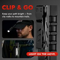 Lampe torche LED UV portable WARSUN T9, laser vert EDC avec corps en alliage d'aluminium, étanche et rechargeable par USB