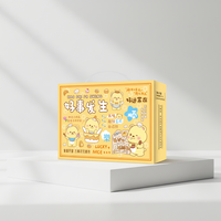 Boîte Cadeau Mystère en Gros, Carton Porte-Bonheur Pliant en Papier, Boîte Vide pour Papeterie, Fruits, Fleurs et Vin