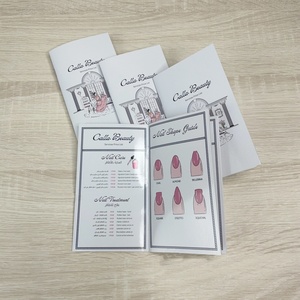Folleto de Papel Offset Brillante con Logotipo Personalizado Reciclable para Cosméticos, Arte de Uñas, Tarjetas de Agradecimiento y Folletos Comerciales - Tamaño Personalizado - Product Image 6