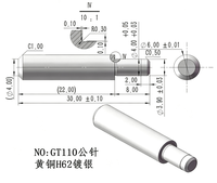 Connecteur Pogo Pin pour équipement aérospatial, prise à ressort de précision, fil EDM, acier inoxydable, tolérance 0,005 mm
