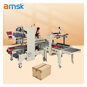 Fxj5050 + AS723-5050 Điện Tốc Độ Cao H Font Taping Carton Niêm Phong Máy Nhà Máy Tự Động Hộp Carton Trường Hợp Đóng Gói Băng - Product Image 1