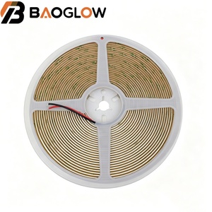 5cm Cuttable No Voltage Drop COB LED Strip 320D/M DC24V 12W/M 8mm PCB Ra≥95 3000K/4000K/6000K Seamless Light - Product Image 4