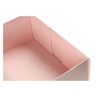 Emballage rigide magnétique avec logo personnalisé prêt à expédier grand ruban de papier noir de luxe personnel avec fermeture magnétique boîte-cadeau