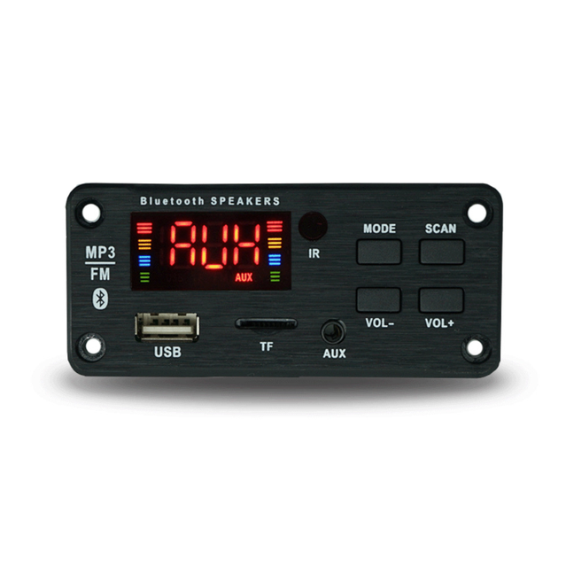 JQ Audio Amplifier Module - 2x25W Blue Tooth Car Stereo MP3 Decoder Board 7V-18V Power Supply