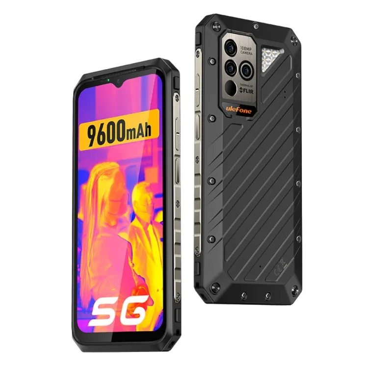 Global Version Ulefone Power Armor 18T 12GB+256GB 9600mAh 6.58 inch Android 12 NFC 5G Rugged Phone
