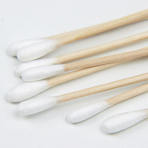 Hisopos de algodón Bonson de 15 cm con una sola punta, paquete de 100 para limpieza de maquillaje - Product Image 2
