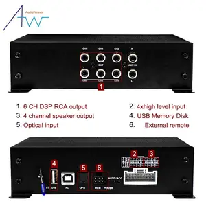 Amplificador De Audio Professional Korea Mini Class Ab 4 Channel Soundigital Dsp Car Amplifier