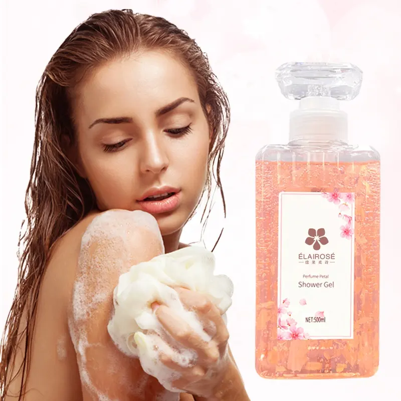 Japanese Cherry Blossom Bath Oem Custom Shower Gel Natural Vegan Organic Foam Bath Whitening Moisturize Body Wash With Fragrance