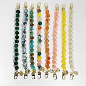 Atacado 31cm Substituível Acrílico Rodada Bead Bags Strip Trendy Colorido Phone Case Pendurado Cadeia - Product Image 4