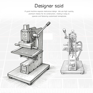 鉛筆PUレザーロゴ商標木製マーキングおよびブランディングマシンウォレットヒートプレス90XTS用ホットフォイルスタンピングマシン - Product Image 4