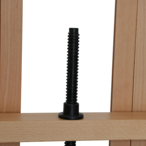 Chevalet de studio en bois de hêtre robuste avec roulettes, support de <span class=keywords><strong>peinture</strong></span> réglable à commande manuelle pour artistes, haute stabilité - Product Image 3