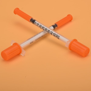 Siringa Monouso di Sicurezza per Insulina Animale 100 UI Sterile 1ml / 0.5ml con Ago Fisso 29G/30G/31G - Product Image 3