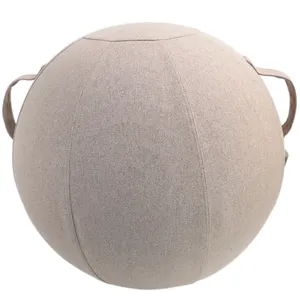 Zhensheng Supplier Custom Printing Soft Comfortable Yoga Balance Ball Cover Cashmere-like Yoga Ball Chair