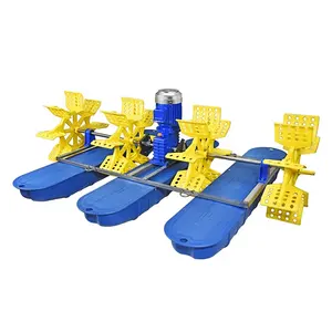 2HP 1.5KW 4 Cánh Quạt Tôm Ao Cá Pond Paddle Wheel Aerator