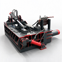 Presse à balles horizontale pour métaux, compacteur de déchets métalliques, compacteur de copeaux d'aluminium, presse à balles latérale pour métaux