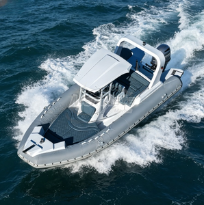 Bateau de pêche en fibre de verre Hypalon/PVC de 23 pieds (680 cm) certifié CE, <span class=keywords><strong>pas</strong></span> <span class=keywords><strong>cher</strong></span> et très vendu pour les sorties de pêche en famille - Product Image 1