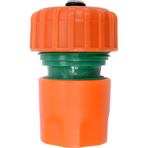 <b>Quick</b> <b>Connector</b> For Irrigation Pipes 3/4 Inch FLO Stop Valve Orange Green Plastic - Product Image 1