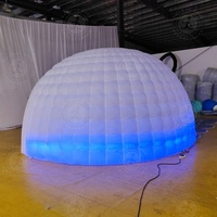 Tentes de camping imperméables, tentes gonflables LED, tentes gonflables pour événements, abri multifonctionnel pour activités de plein air