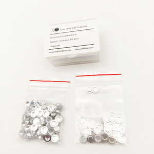 Crucible en aluminium XZ Lab Supplies avec couvercle concave 5*2.6mm pour usage en laboratoire, lot de 100 pièces - Product Image 2