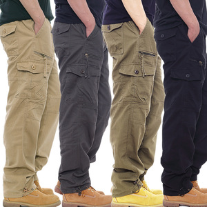 Pantalon <span class=keywords><strong>cargo</strong></span> pour homme Pantalon décontracté pour homme Pantalon ample à poches multiples - Product Image 1