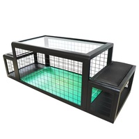 CUZU – nouvelle cage de jeu de football avec LED, table de cage de football, sous-football assis