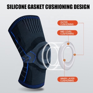 Supporto per <span class=keywords><strong>Ginocchio</strong></span> Professionale Traspirante Multicolore per Corsa e Basket, Stabilizzatori Laterali, Ortopedico Avanzato per Uomini e Donne - Product Image 2