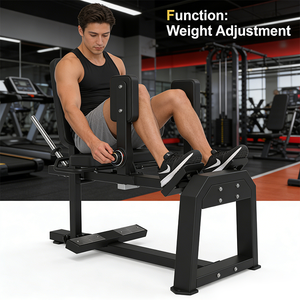 Machine à mollets assise professionnelle à charge libre, vente en gros directe usine, pour usage en salle de sport et centre de fitness, faible MOQ, OEM - Product Image 3