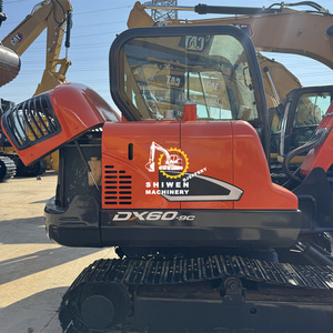 Used Doosan Mini <b>Excavator</b> DX60-9C In Low Hours Secondhand Crawler Digger Doosan DX60 DX70 DX80 Free Shipping Excavadora - Product Image 6