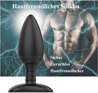 Bestseller 10-stufiger Ferngesteuerter Elektrischer Vibrations-Analplug Tragbarer Prostata-Massager für Frauen und Männer Sexspielzeug