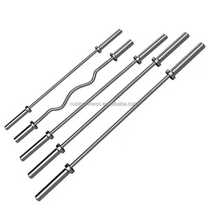 Venta al por mayor de fábrica personalizada 20KG Powerlifting Barbell de acero inoxidable Fitness pesos libres para <span class=keywords><strong>Deadlift</strong></span> Bench Press Squat Bar - Product Image 2