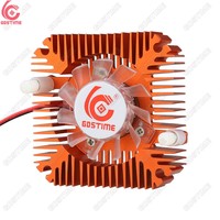 Ordenador 12V 5V 2Pin 55x55x12mm Gráficos Coche VGA CPU IC Disipador de calor de refrigeración con ventilador Chip Fan